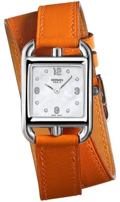 hermes cape cod quartz small pm 044313ww00 black strap|hermes comapss watch.